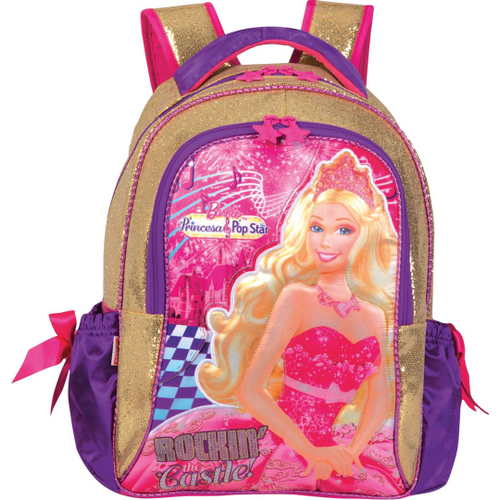 Lancheira Barbie A Princesa e A Pop Star Dourada - Compre Agora