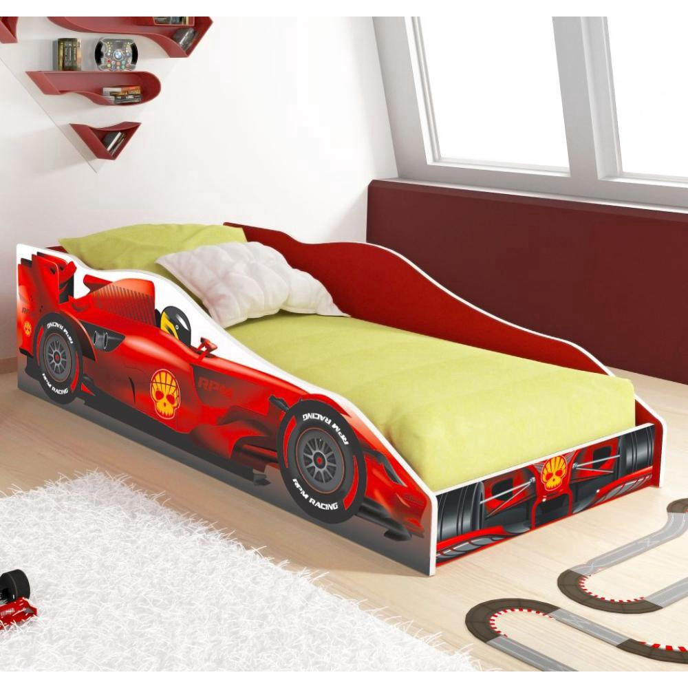 Cama Carro Menino Infantil Corrida Fórmula 1 Com Colchão em Promoção na  Americanas