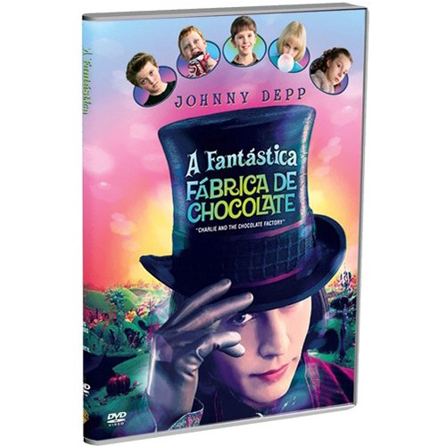 Dvd A Fantástica Fábrica De Chocolate - Johnny Depp Em Promoção Na ...