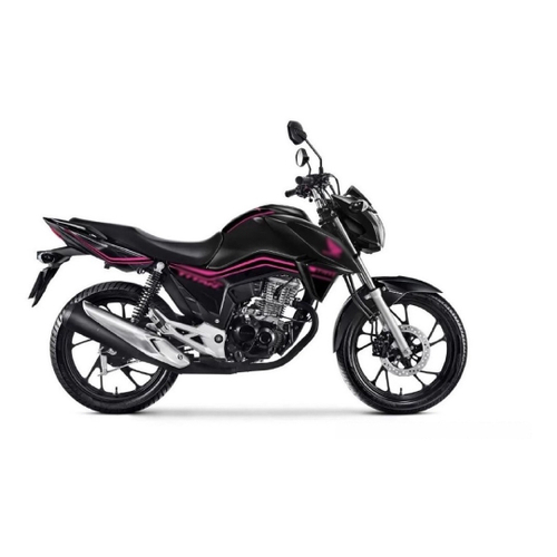 Jogo Adesivos Tanque Moto Honda Cg Fan 160 2018 Até 2020