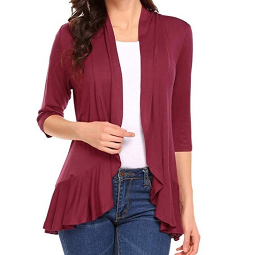 cardigan cor vinho