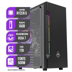 Pc Gamer Mancer Rawson, amd Ryzen 5 5600G, 16GB, HD 1TB Menor preço em Pc Gamer Mancer Rawson, amd Ryzen 5 5600G, 16GB, HD 1TB