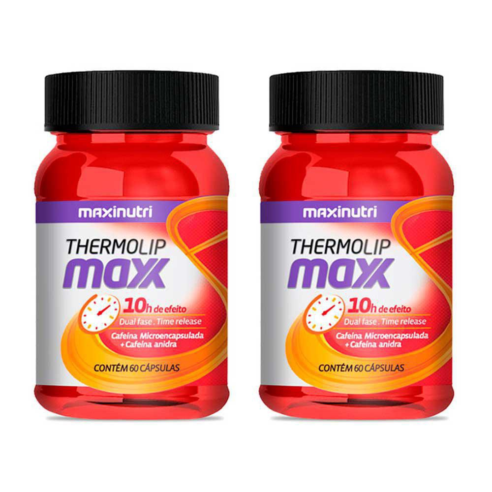 Kit 02 Termogenico Thermolip Maxx Com 60 Capsulas Maxinutri Em Promoção ...