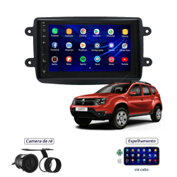 Kit Central Multimídia Renault Duster Mp5 / Mp8 + Moldura + Câmera de Ré é boa?