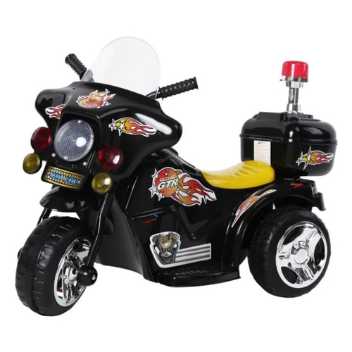 Mini Moto Elétrica Infantil Motorizado 12V Brinquedo Criança Polícia