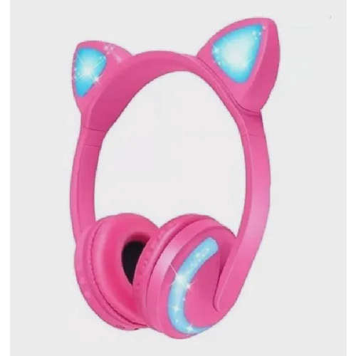 Auriculares gamer inalámbricos Fone de Ouvido Bluetooth LED Sem Fio  Headphone Wireless Orelha de Gato Cat Ear Stereo Orelhinha Gamer Tik Tok  Fone de Ouvido Bluetooth Orelha de Gatinho LED Sem Fio