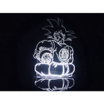 Luminária Led 3d, Goku Super Sayajin 3,16 Cores + controle, Dragon Ball Z,  desenho em Promoção na Americanas