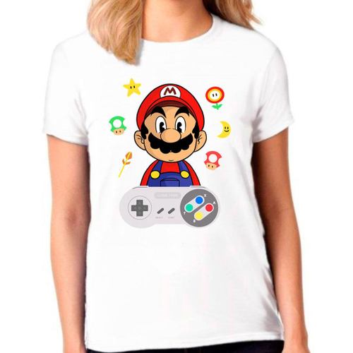 SUPER MARIO - Fire Ball - Camiseta de Games