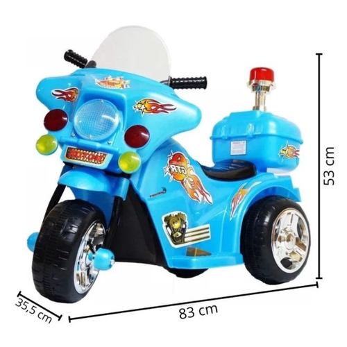 Mini Moto Elétrica Triciclo Criança Infantil Barato Veiculo