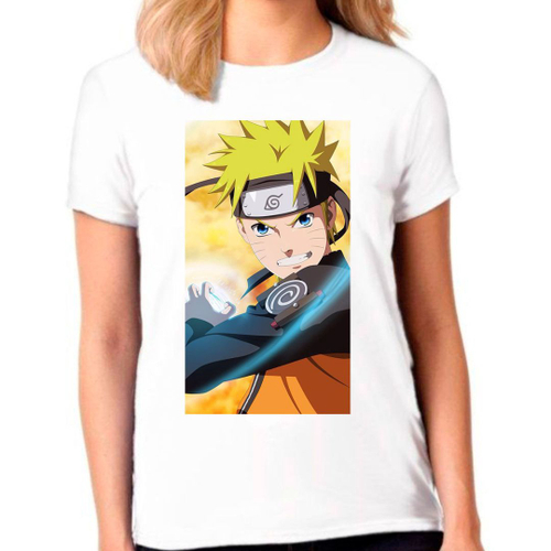 Camiseta Anime Naruto Desenho Camisa Feminina03 em Promoção na Americanas