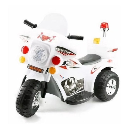 Mini Moto Eletrica Infantil Branca no Shoptime