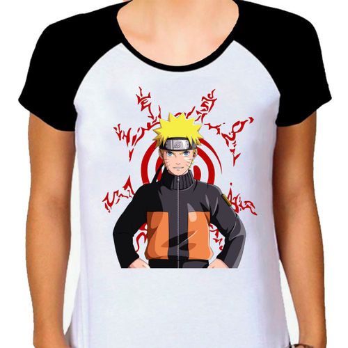 Camiseta feminina Nuvem naruto Blusa Algodao em Promoção na Americanas