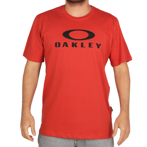 Camiseta Oakley Manga Longa Bark Heather Tee Branca Original