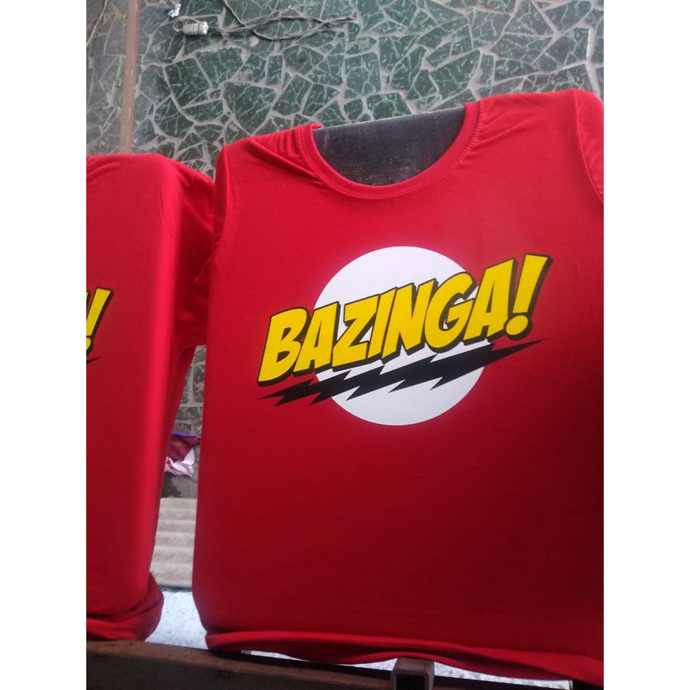 camiseta feminina bazinga