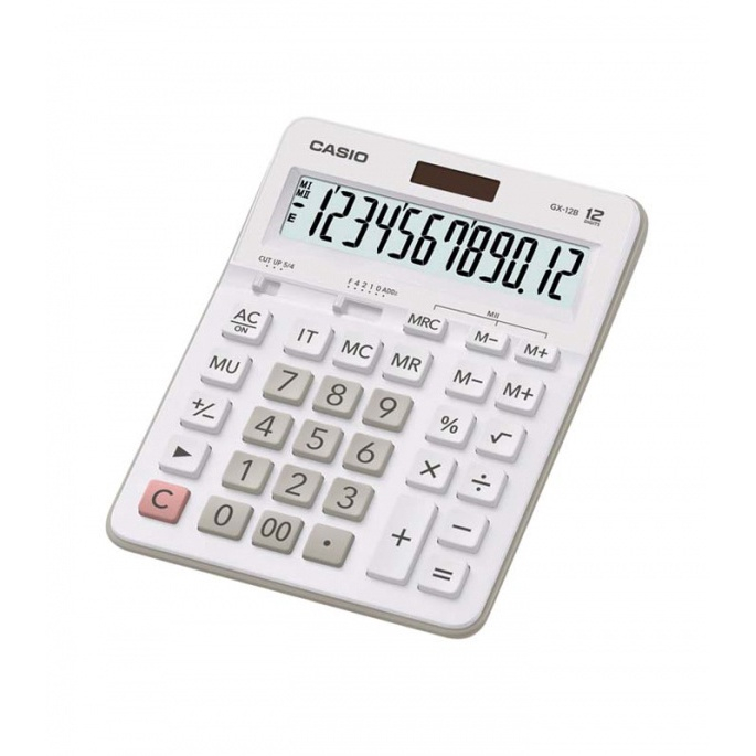 Calculadora De Mesa Branco MX-12B-WE 12 Dígitos - Casio Em Promoção ...