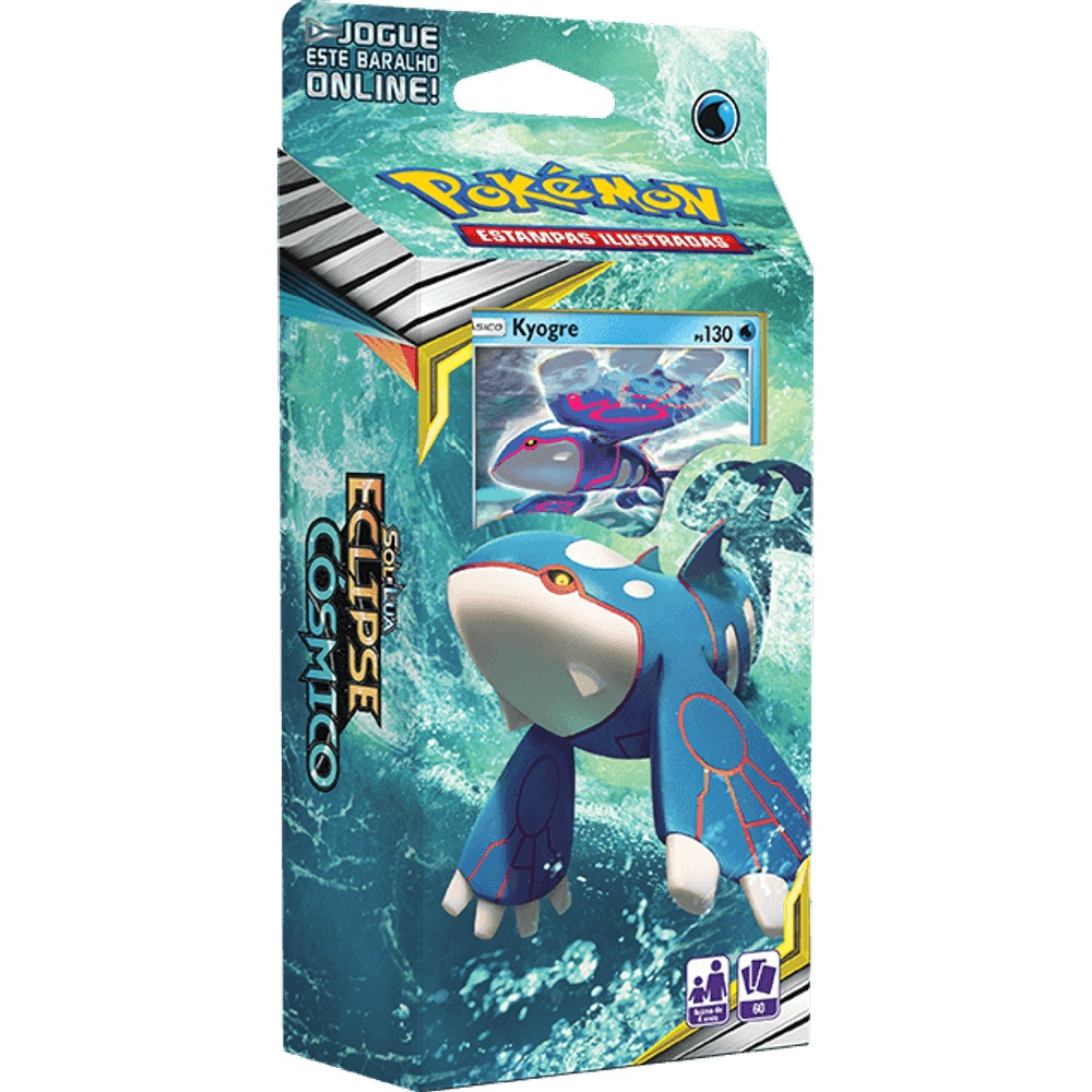 Carta Pokémon Lendário Kyogre Incrível Destinos Brilhantes