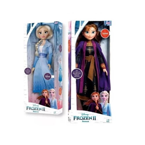 Frozen Elsa E Ana Boneca Brinquedo Kit Original 55cm na Americanas Empresas