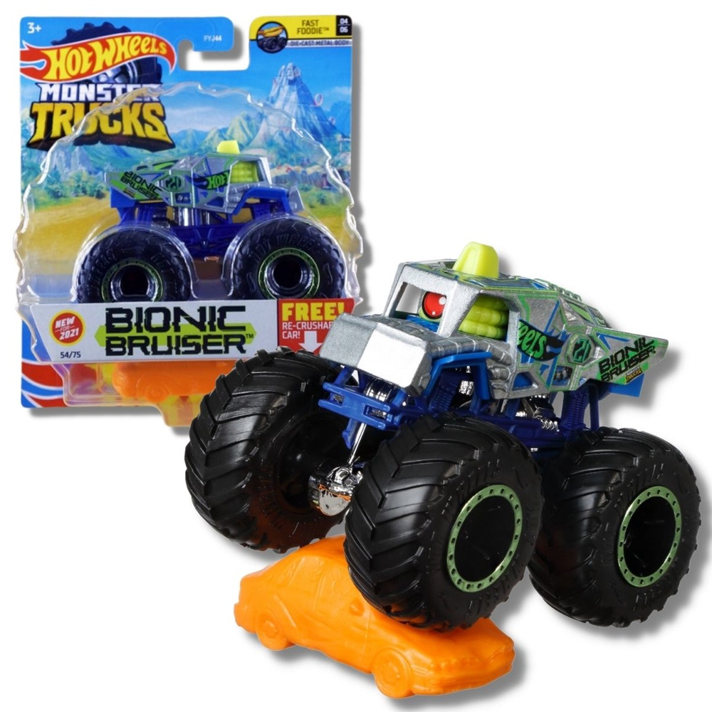 Carrinho Hot Wheels Monster Trucks Pure Muscle Hkm14 Mattel na Americanas  Empresas