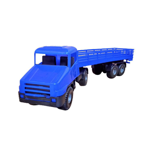 Caminhão Iveco De Brinquedo Carreta Toras De Madeira de Plastico no Shoptime