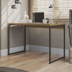 Mesa Para Escritório Estilo Industrial 1,18m LI002 Kappesberg Crome Menor preço em Mesa Para Escritório Estilo Industrial 1,18m LI002 Kappesberg Crome