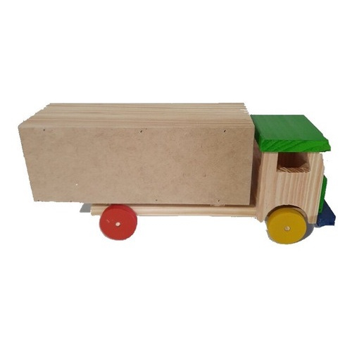 Caminhão Brinquedo Bau Container Infantil Carrinho Grande 40cm