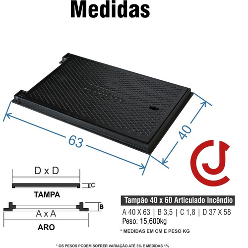 Tampa Tampão De Incêndio Hidrante Recalque 40 X 60 Ferro Em Promoção Na ...