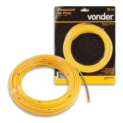 Menor preço em Guia Passa Fio Sonda Pvc Alma De Aço Profissional 20m Vonder