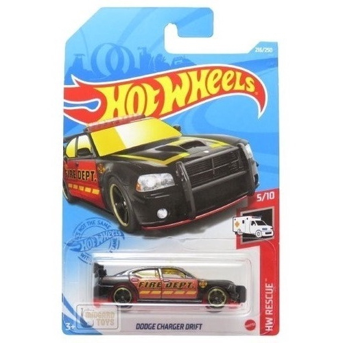 Dodge Charger Drift Bombeiro #216 - 1/64 - Hot Wheels 2021 em Promoção na  Americanas