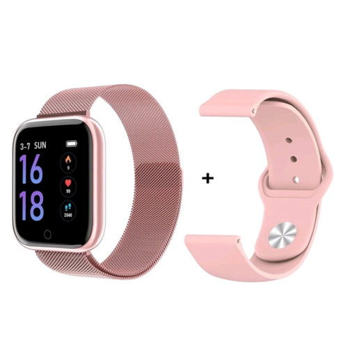 relógio smart watch esportivo t80 bluetooth android e ios
