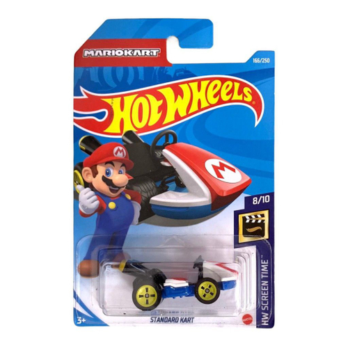 Hot Wheels - Mini Carrinhos Mario Kart Escala: 1:64 - GBG25