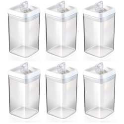 Kit 6 Potes Herméticos Em Acrílico Para Mantimentos 2,3 Litros Injeplastec 0287 é boa?