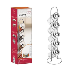 Porta Condimentos 5 Potes De Vidro Suporte Cromado Art House Bs1487 Menor preço em Porta Condimentos 5 Potes De Vidro Suporte Cromado Art House Bs1487