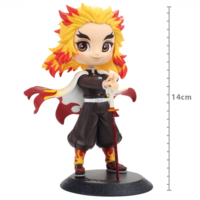 Compra online de Demon Slayer Rengoku Kyoujurou Boneco de ação de 17 cm com  mousepad Demon Slayer