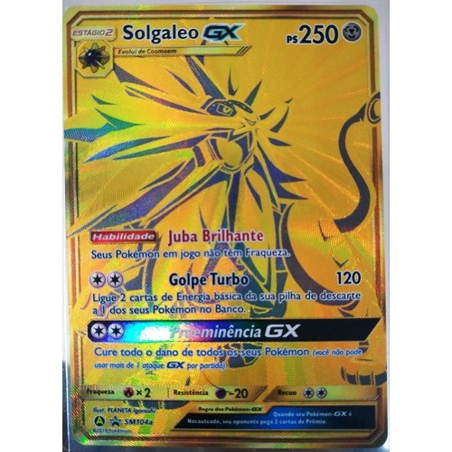 Carta Pokémon Solgaleo, Promoçoes e Ofertas