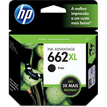 Cartucho hp 662 xl Black Original