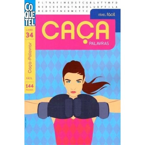 Caça Palavras Livro N34 Fácil Coquetel