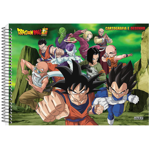 Caderno Universitário 15m 240 Folhas Dragon Ball Z 10275 SÃO