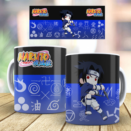 Caneca Naruto Personagens Sasuke Uchiha - 07777 - Prime - Caneca - Magazine  Luiza