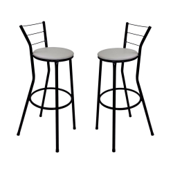 Kit 2 Banquetas Alta Flex Cozinha Balcão Bar Encosto 3 Ferrinhos é boa?