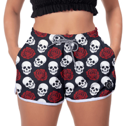 Short Praia Feminino W2 Caveiras Preto e Vermelho Piscina Lazer Poliéster Elastano Secagem Rápida Bolsos Dianteiros Qualidade Moda Conforto Estilo Bermuda Academia Caminhada Esporte Menor preço em Short Praia Feminino W2 Caveiras Preto e Vermelho Piscina Lazer Poliéster Elastano Secagem Rápida Bolsos Dianteiros Qualidade Moda Conforto Estilo Bermuda Academia Caminhada Esporte