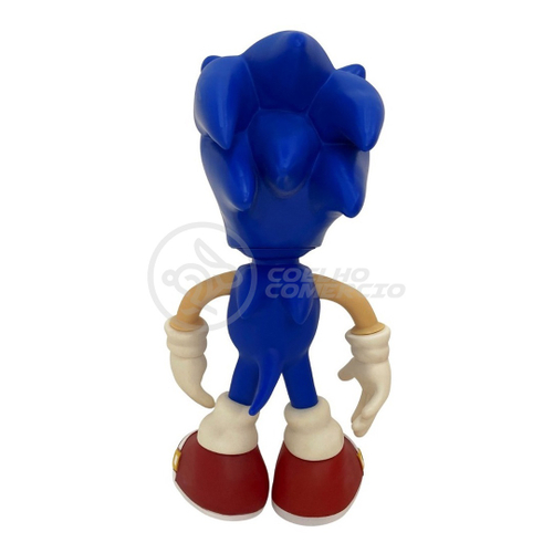 Boneco Sonic Azul Clássico 30cm Action Figure Articulado