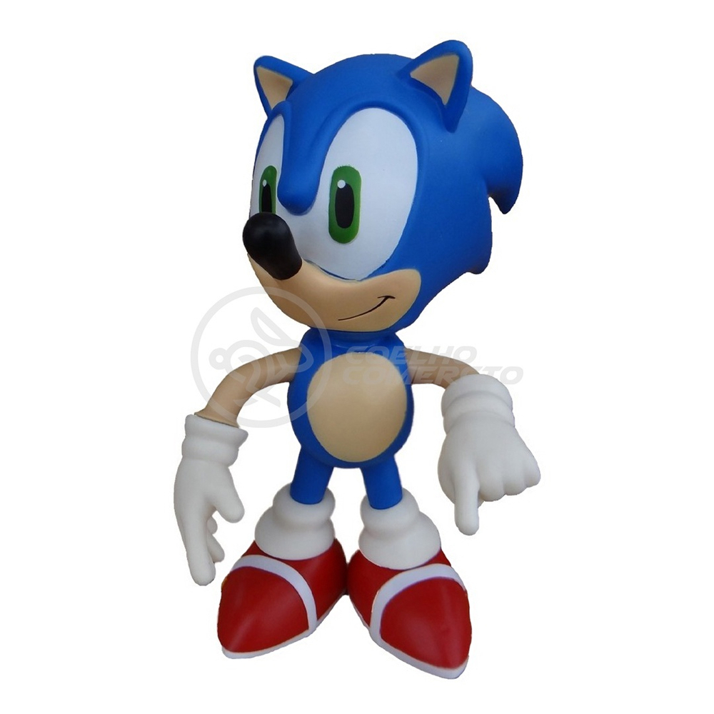 Boneco Action Figure Sonic Grande Super Size - 23Cm - Sonic