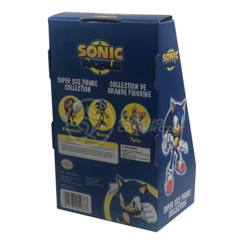 Boneco Action Figure Sonic Articulado Grande Super Size - 23cm - Sonic World