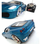 Carrinho Controle Remoto Ferrari corrida LEDs