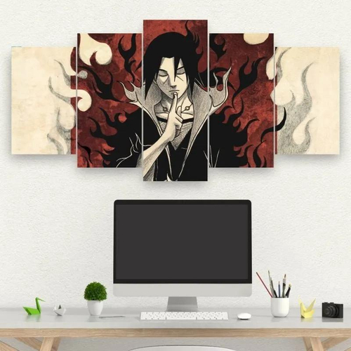 Quadro decorativo Desenho Naruto Kurama Anime Arte para sala quarto em  Promoção na Americanas