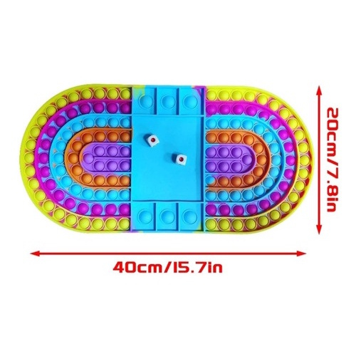 Pop it, Tabuleiro com dados, antiestresse, figet toy - Tomate Toy