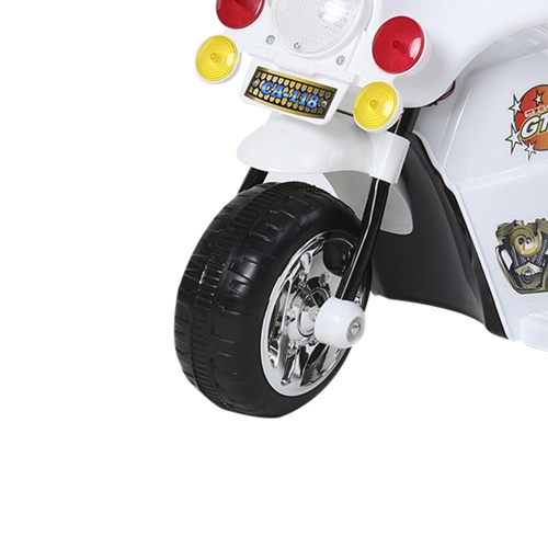 Mini Moto Eletrica Infantil Branca no Shoptime