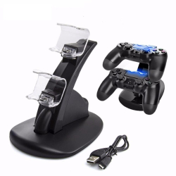 Carregador Controles Ps4 Base Dupla Charge Para Playstation 4 Slim Pro Menor preço em Carregador Controles Ps4 Base Dupla Charge Para Playstation 4 Slim Pro