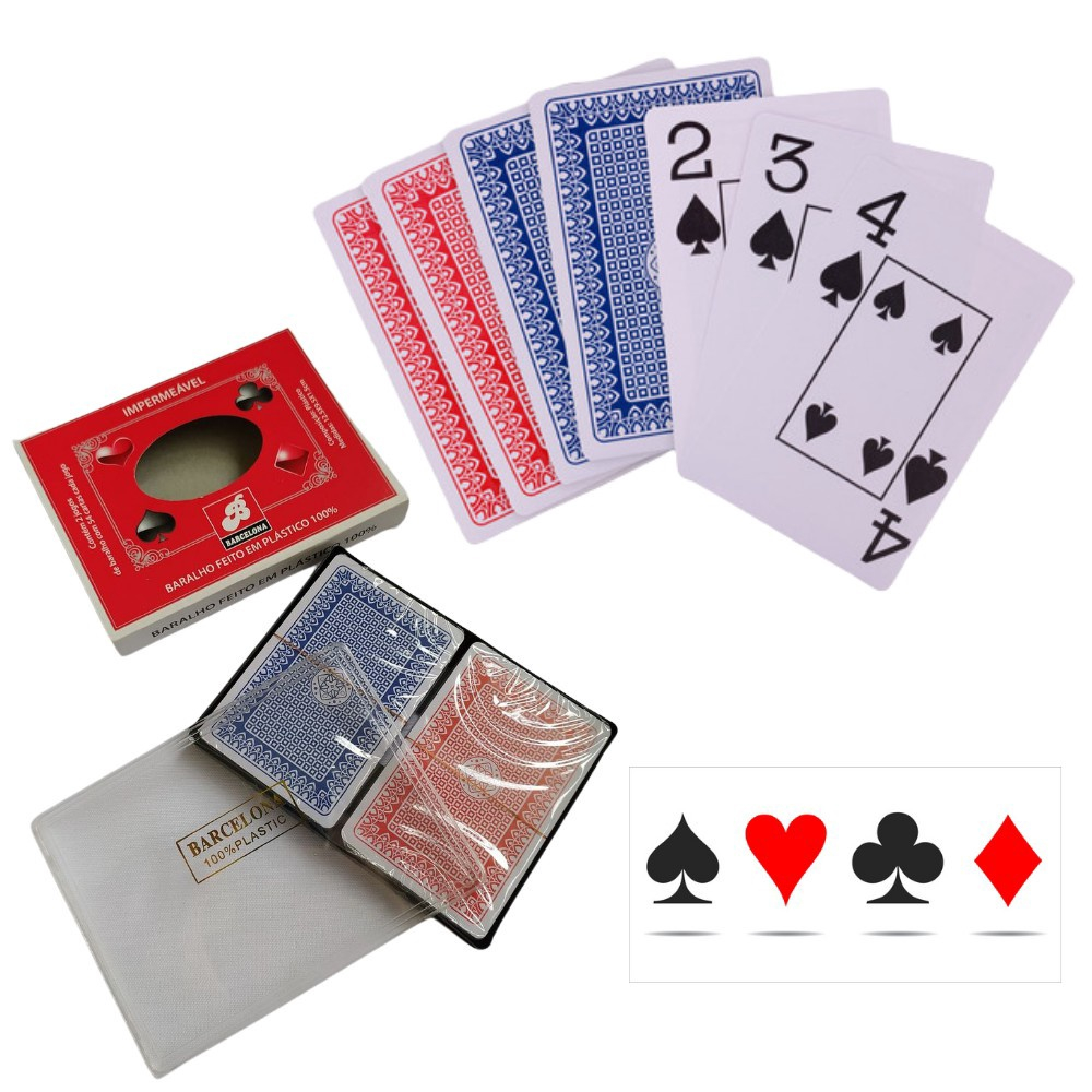 Kit Domino + baralho Duplo 108 Cartas + Jogo Uno Promocao em