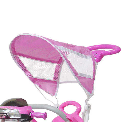 Triciclo Motoca Infantil Passeio com Empurrador Pedal Luz Som